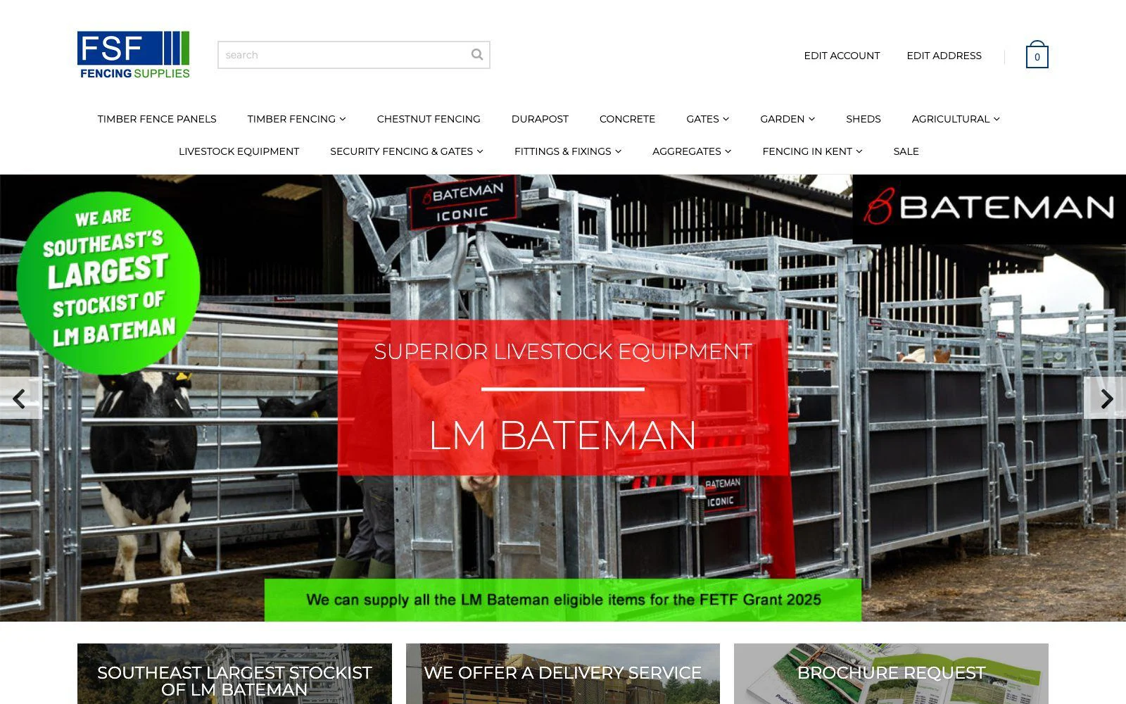 FSF Fencing Supplies - the WooCommerce shop we keep dependable