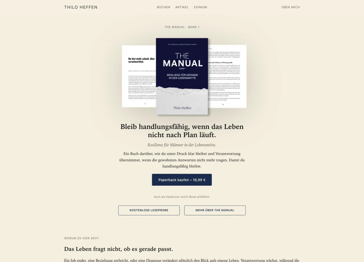 Thilo Heffen author website homepage