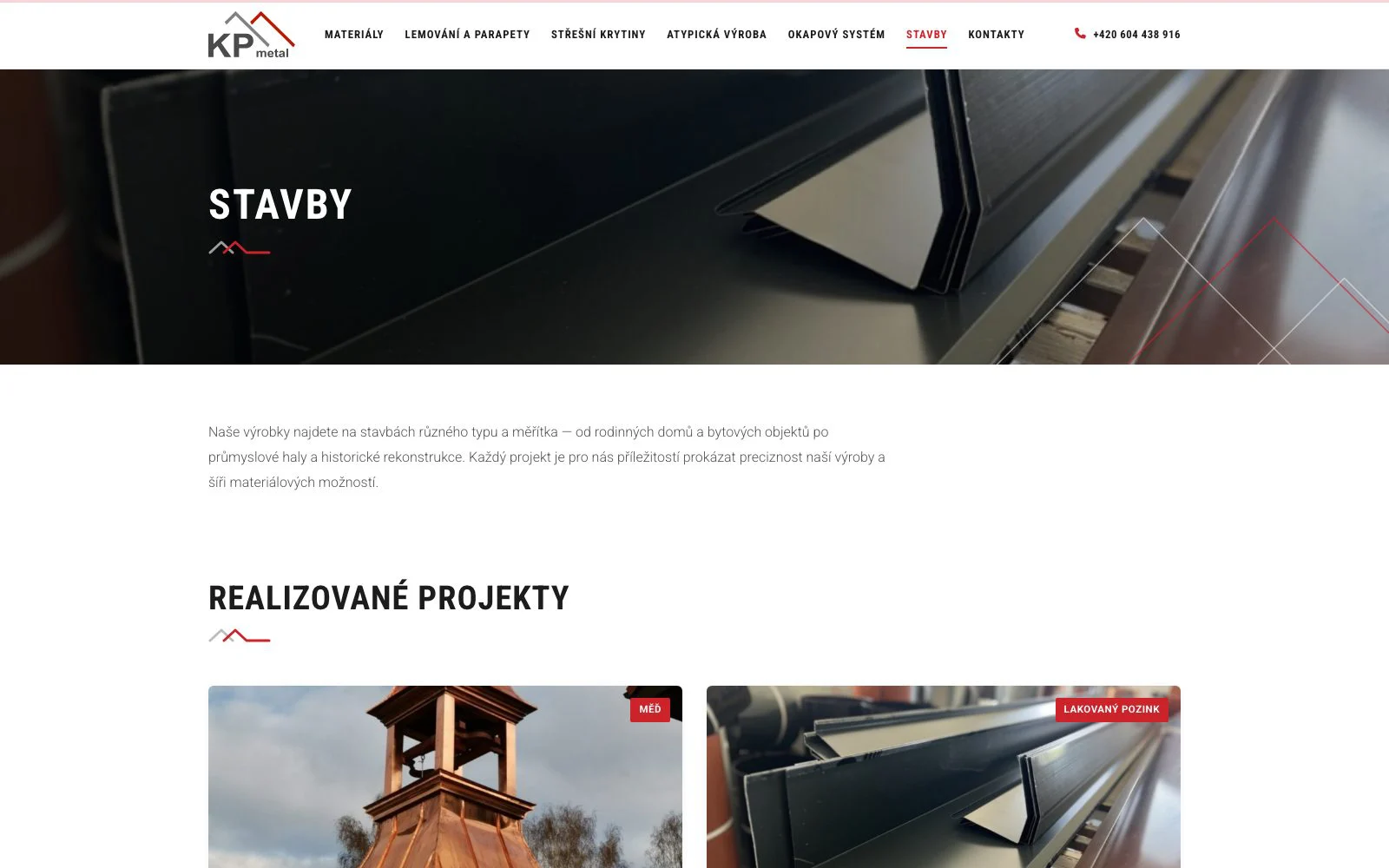 Realised projects - completed installations with location and date